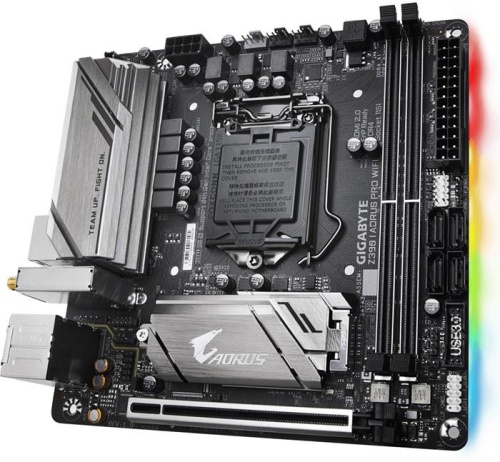 Мат. плата Socket1151v2 GIGABYTE Z390 I AORUS PRO WIFI Z390IAORUSPROWIFI фото 3