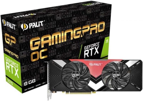 Видеокарта PCI-E Palit 8192Mb PA-RTX2070 Gaming Pro OC NE62070U20P2-1060A фото 5