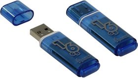  USB flash Smart Buy 16Gb Glossy Blue USB 2.0 (SB16GBGS-B)