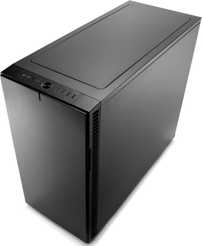 Корпус Miditower Fractal Design Define R6 USB-C Blackout TG Black фото 2