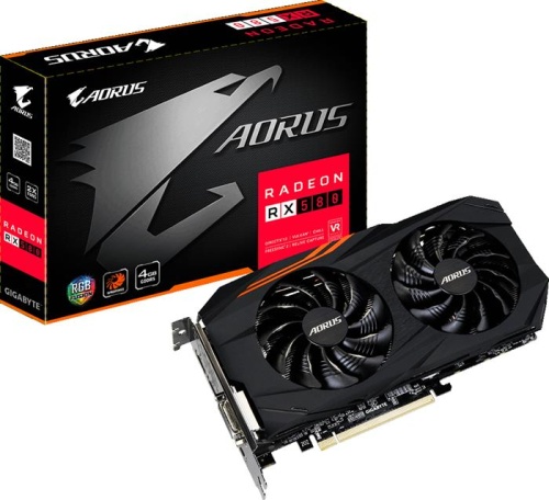 Видеокарта PCI-E GIGABYTE 4096Mb Radeon RX 580 GV-RX580AORUS-4GD фото 6