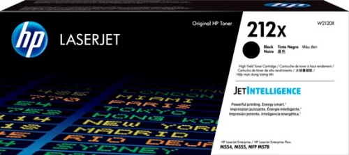 Оригинальный лазерный картридж Hewlett Packard 212X High Yield Black Original LaserJet Toner Cartridge W2120X