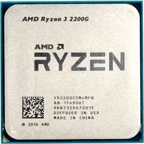  SocketAM4 AMD Ryzen 3 2200G AM4 (YD2200C5M4MFB)