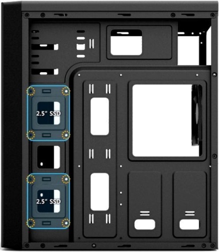 Корпус Miditower Zalman ZM-T6 черный фото 9