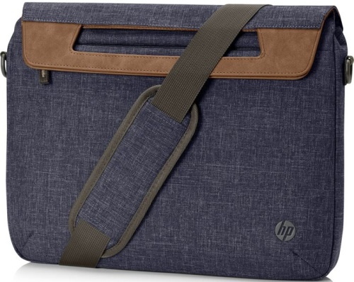 Сумка для ноутбука Hewlett Packard RENEW Brief Case синий/коричневый пластик (1A215AA) фото 5 Сумка для ноутбука Hewlett Packard RENEW Brief Case синий/коричневый пластик (1A215AA) фото 5