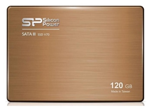 Накопитель SSD SATA 2.5 Silicon Power 120ГБ V70 SP120GBSS3V70S25 Накопитель SSD SATA 2.5 Silicon Power 120ГБ V70 SP120GBSS3V70S25