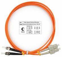 Патчкорд оптоволоконный Cabeus FOP-62-SC-ST-1,5m