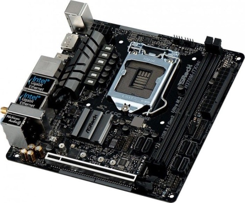 Мат. плата Socket1151v2 ASRock H370M-ITX/AC фото 2