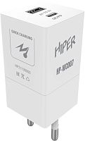 Адаптер питания USB Hiper HP-WC007 белый