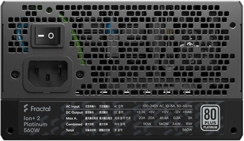 Блок питания Fractal Design 550W ION+2 560 (FD-P-IA2P-560-EU) фото 8 Блок питания Fractal Design 550W ION+2 560 (FD-P-IA2P-560-EU) фото 8