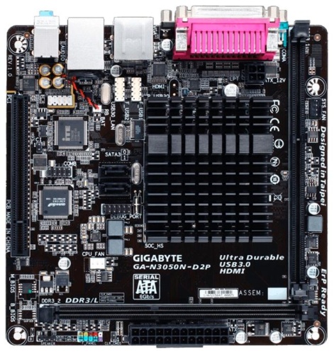 Мат. плата с CPU GIGABYTE GA-N3050N-D2P