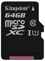 Карта памяти micro SDXC Kingston 64GB SDC10G2/64GBSP
