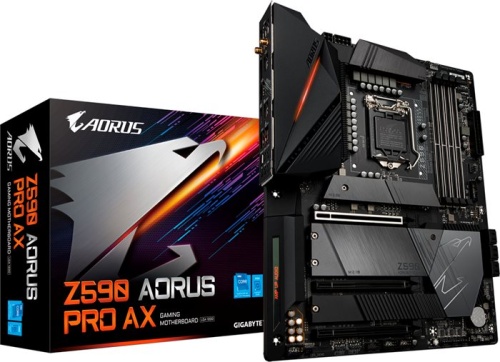 Мат. плата Socket1200 GIGABYTE Z590 AORUS PRO AX фото 4