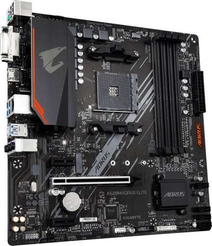 Мат. плата SocketAM4 GIGABYTE A520M AORUS ELITE фото 3