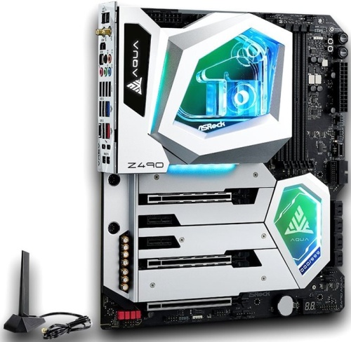 Мат. плата Socket1200 ASRock Z490 AQUA фото 2