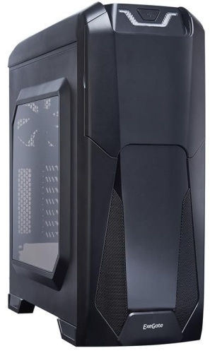 Корпус Miditower EXEGATE EVO-8201 Black-Blue light EX270563RUS фото 2