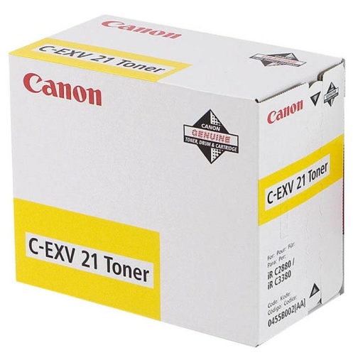 Тонер оригинальный Canon C-EXV21 Y 0455B002