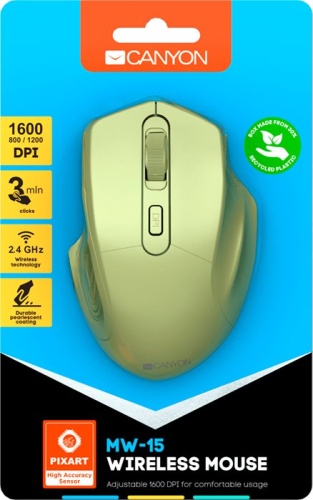 Беспроводная мышь CANYON CNE-CMSW15GO фото 5 Беспроводная мышь CANYON CNE-CMSW15GO фото 5