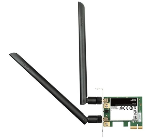 Сетевой адаптер WiFi D-Link DWA-582/RU/A1A, Wireless AC12000 PCI Express Adapter фото 2 Сетевой адаптер WiFi D-Link DWA-582/RU/A1A, Wireless AC12000 PCI Express Adapter фото 2