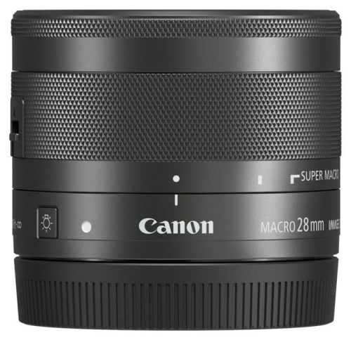 Объектив Canon EF-M STM (1362C005) 28мм f/3.5 Macro черный фото 2