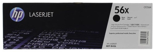 Оригинальный лазерный картридж Hewlett Packard 56X Black CF256X Оригинальный лазерный картридж Hewlett Packard 56X Black CF256X