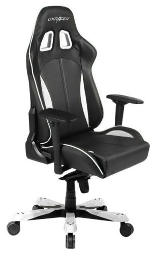 Игровое кресло DXRacer OH/KS57/NW King чёрно-белое фото 3 Игровое кресло DXRacer OH/KS57/NW King чёрно-белое фото 3