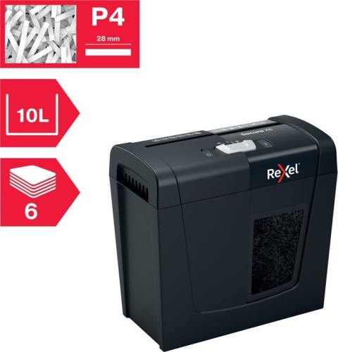 Уничтожитель бумаг REXEL Secure X6 EU черный 2020122EU фото 5