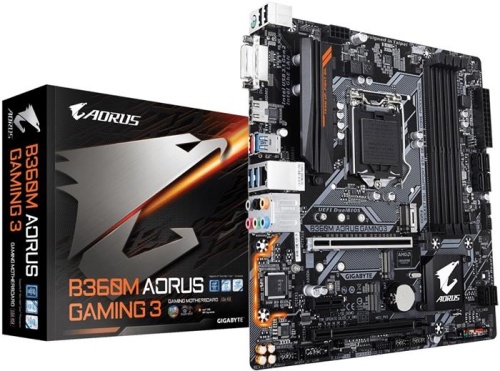 Мат. плата Socket1151 GIGABYTE B360M AORUS GAMING 3 фото 6