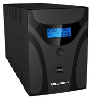 ИБП (UPS) Ippon 2200ВА 1200Вт Smart Power Pro II 2200 черный 1005590