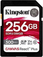 Карта памяти SDXC Kingston 256Gb SDR2/256GB Canvas React Plus