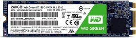  SSD M.2 Western Digital 240GB Green (R540/W465Mb/s, TLC, SATA 6Gb/s, 2280) (WDS240G1G0B)