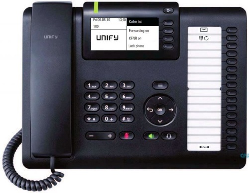 IP телефон Unify OpenScape Desk Phone CP400T черный (L30250-F600-C436)