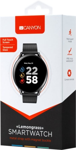 Смарт-часы CANYON Lemongrass SW-70 Smart watch CNS-SW70BB фото 3 Смарт-часы CANYON Lemongrass SW-70 Smart watch CNS-SW70BB фото 3
