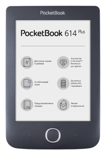 Электронная книга PocketBook 614 Plus Black PB614-2-E-RU