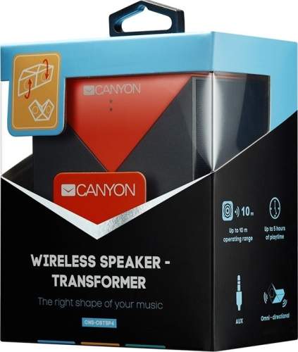 Портативная акустика CANYON BSP-4 Transformer Bluetooth Speaker CNS-CBTSP4BO фото 5