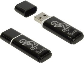  USB flash Smart Buy 32Gb Glossy Black USB 2.0 (SB32GBGS-K)