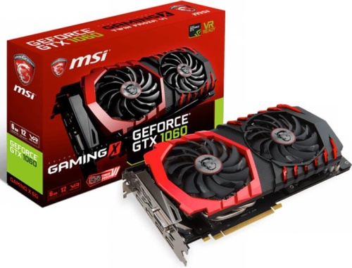 Видеокарта PCI-E MSI 6144МБ GeForce GTX 1060 GAMING X 6G фото 5