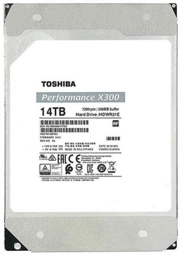 Жесткий диск SATA HDD Toshiba 14Tb X300 HDWR21EUZSVA