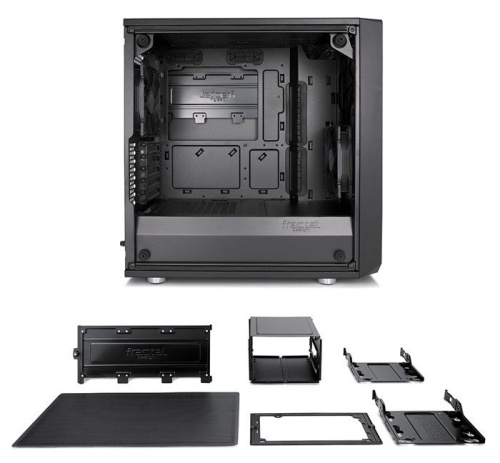 Корпус Minitower Fractal Design Meshify Mini C TG черный FD-CA-MESH-C-MINI-BKO-TGD фото 9