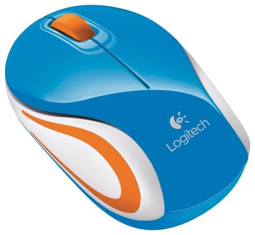 Беспроводная мышь Logitech Wireless Mini Mouse M187 Blue 910-002733 фото 2 Беспроводная мышь Logitech Wireless Mini Mouse M187 Blue 910-002733 фото 2