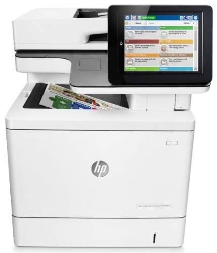МФУ лазерное цветное Hewlett Packard LaserJet Enterprise M577f (B5L47A) фото 2 МФУ лазерное цветное Hewlett Packard LaserJet Enterprise M577f (B5L47A) фото 2
