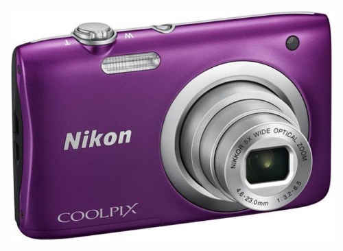 Цифровой фотоаппарат Nikon CoolPix A100 фиолетовый VNA973E1 фото 2