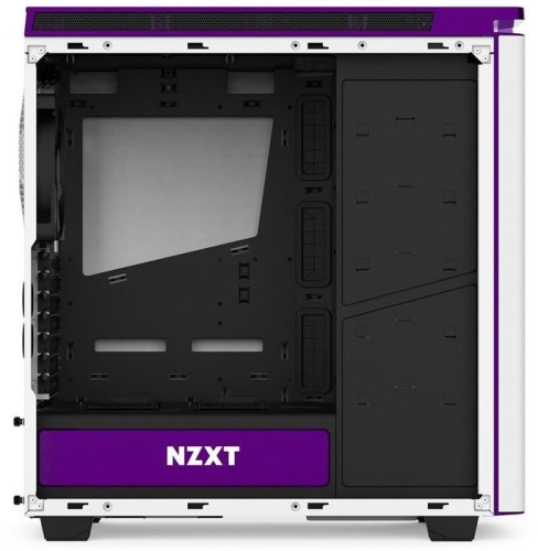 Корпус Miditower NZXT CA-H442W-W2 H440 WHITE/PURPLE фото 5