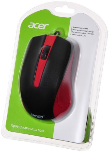 Мышь Acer OMW012 черный/красный ZL.MCEEE.003 фото 8