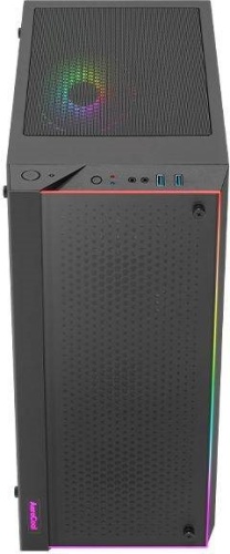 Корпус Miditower Aerocool Skribble черный SKRIBBLE-G-BK-V1 фото 2