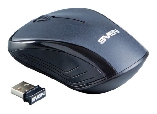 Беспроводная мышь Sven RX-320 Wireless черная SV-03200320W фото 3 Беспроводная мышь Sven RX-320 Wireless черная SV-03200320W фото 3