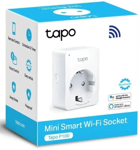 Умная розетка TP-Link Tapo P100(1-pack) EU VDEBT Wi-Fi белый TAPO P100(1-PACK) фото 2