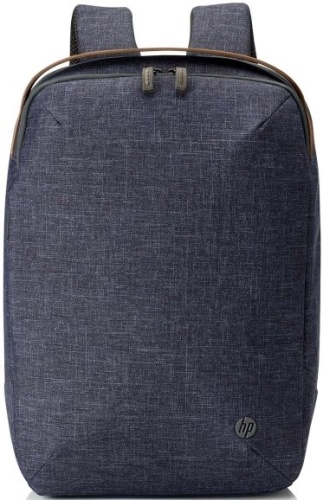 Рюкзак для ноутбука Hewlett Packard 15 RENEW синий/коричневый пластик (1A212AA) Рюкзак для ноутбука Hewlett Packard 15 RENEW синий/коричневый пластик (1A212AA)