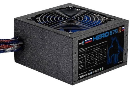 Блок питания Aerocool 675W HERO 675 фото 2