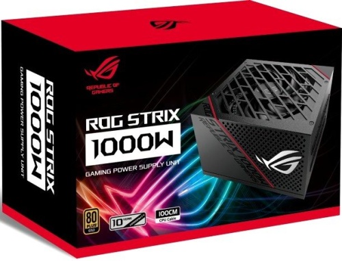 Блок питания ASUS ROG STRIX 1000G игровой чёрный 90YE00A5-B0NA00 фото 2